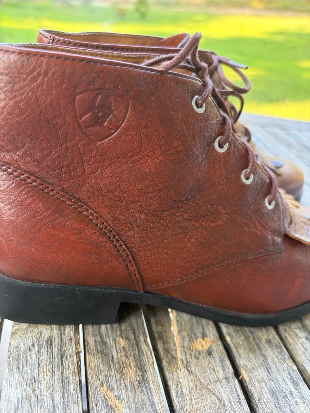 Ariat leather chukka
